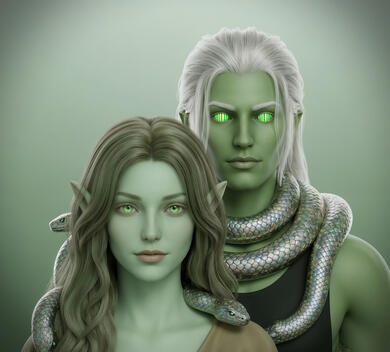 💚 GREEN Palette — Nature: ***** [ L1 — INSPIRED — Mint / Emerald ] ***** [ L2 — INSPIRED — Green Alien ] ***** [ L3 — INSPIRED — Beast ] ***** [ L4 — INSPIRED — Poison ]