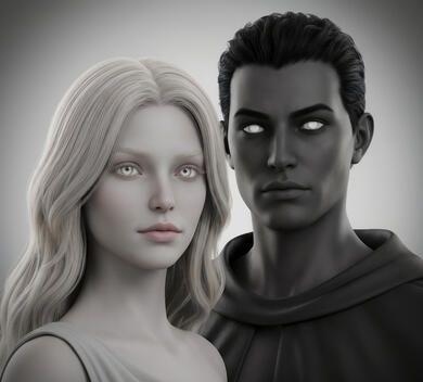 🖤 GREY Palette — Undead: ***** [ L1 — INSPIRED — Lunaris / Scream ] ***** [ L2 — INSPIRED — Grey Alien ] ***** [ L3 — INSPIRED — Ice King ] ***** [ L4 — INSPIRED — Silverwing ]